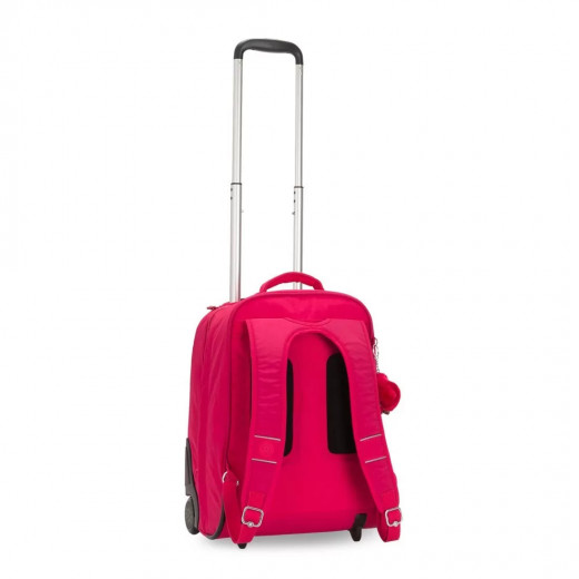 حقيبة مدرسية بعجلات, باللون الزهري من كيبلينج