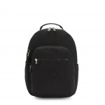 حقيبة مدرسية بالحجم الكبير, باللون الأسود من كيبلينج