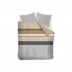 Bedding house berith duvet cover set, grey color, king size, 3 pieces