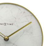 ساعة حائط باللون الأبيض من نكستايم