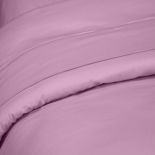 Fieldcrest plain duvet cover, cotton, lilac color, twin size