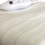 بطانية كهربائية غير منسوجة مع جهازي تحكم ، مقاس كينغ، أبيض (مع الضمان) من ترست