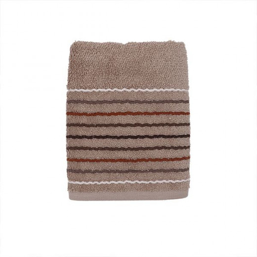 Nova home nestwell jacquard towel, beige color, 70x140 size