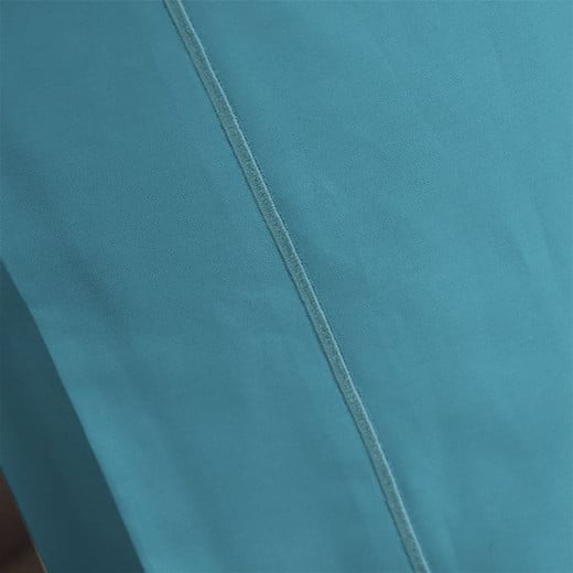 Fieldcrest plain pillowcase set, cotton, turquoise color, 2 pieces