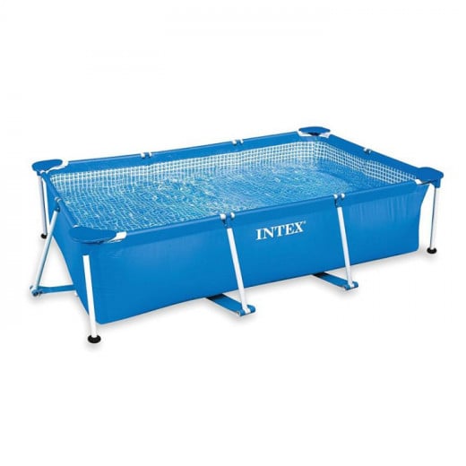 Intex Rectangle Frame Pool, Without Filter, 2.2 X 1.5 X 0.6 Cm