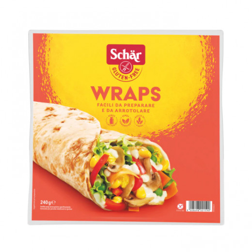 Schar Wraps Bread Rolled Gluten Free, 160 Gram
