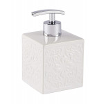 Wenko "Cordoba" Liquid Soap Dispenser. Pottery, White
