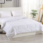 Nova Home Tencel Summer Comforter, Cotton Cover, White Color, King Size