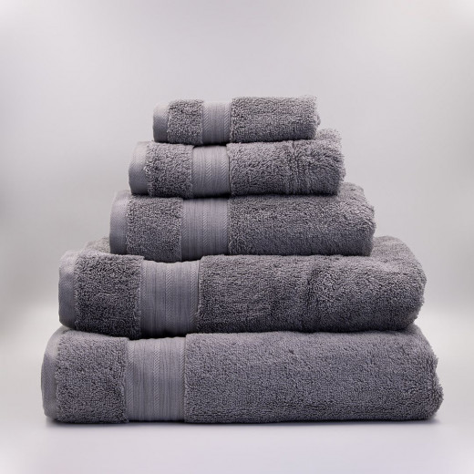 Nova Home Premium Collection Towel, Grey Color, 40 x 60 Cm