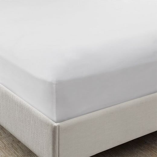 Nova Home Palace Fitted Sheet Set, Twin Size, White Color