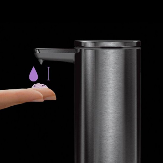Simplehuman liquid soap sensor pump, stainless steel, gold, 260 ml