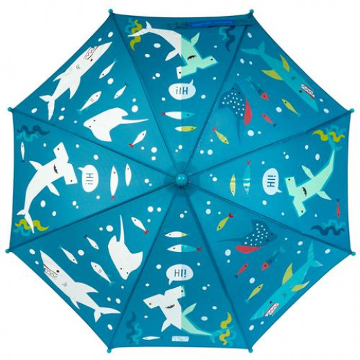 Stephen Joseph Color Changing Umbrella, Shark Design