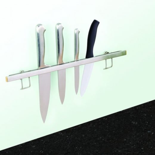 Wenko premium knife rail, metal ,silver
