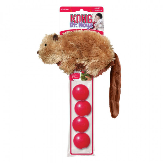 Kong Dog Dr. Noyz Beaver Toy, Large