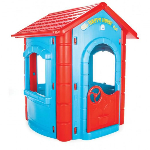 بيت اللعب للأطفال, باللون الأزرق, 131 × 112 × 105 سم من بيلسان + استرداد نقدي بقيمة 30 دينار من دمية