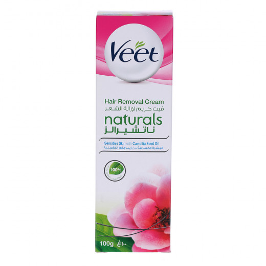 Veet Naturals Hair Removal Cream, For Sensitive Skin, 100 Gram
