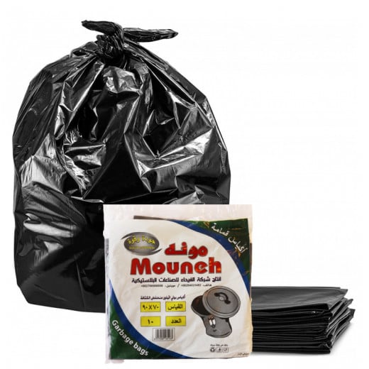 Muneh Trash Bags, 10 Pieces, 70 x 90