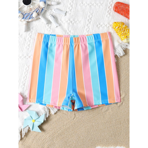 Boys Swim Shorts, Striped Design