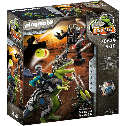 Playmobil Dino Rise T-rex: Battle of the Giants