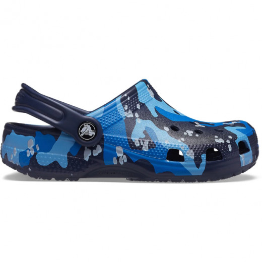 Crocs Classic Camo Clog For Boys, Blue Color, Size 28-29