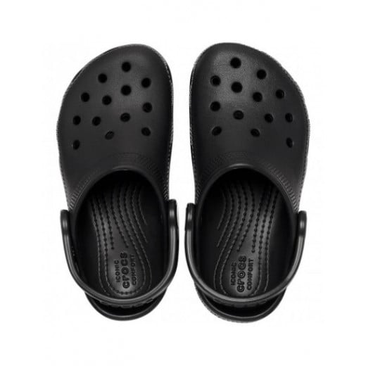 Crocs Classic Clogs, Black Color, Size 33-34