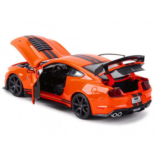 Maisto 2020 Mustang Shelby GT500, Scale 1:18, Orange Color