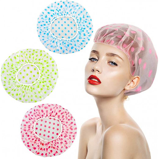 قبعة استحمام لحماية الشعر, بألوان متعددة
