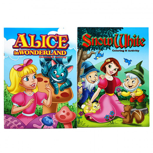 Bazic Coloring Book Snow White And alice