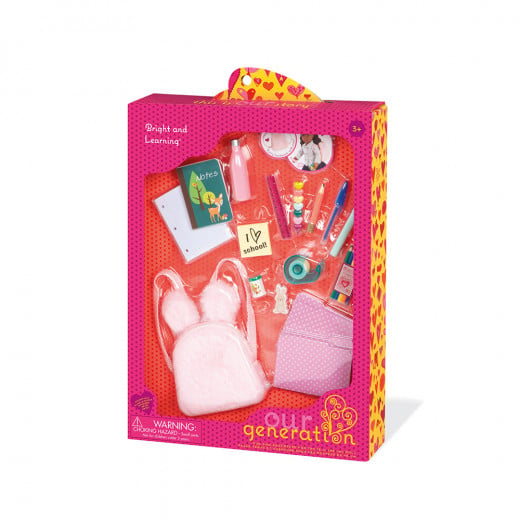 Our Generation Accessories Bright and Learning for Doll
