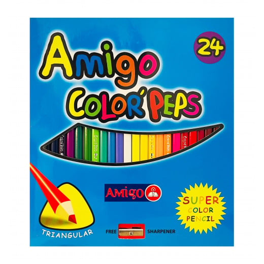 Amigo Super Color Peps, 24 Pencils