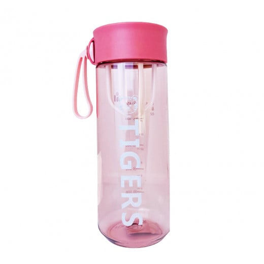 Amigo Plastic Water Bottle With Filters, Pink Color, 600 Ml