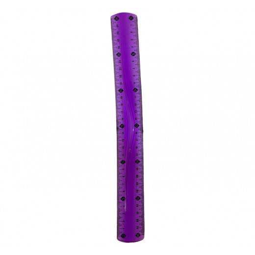Flexible Ruler, Purple Color, 30 Cm