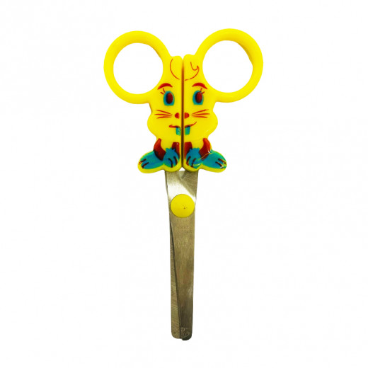 Mice Scissors With Point, Yellow Color