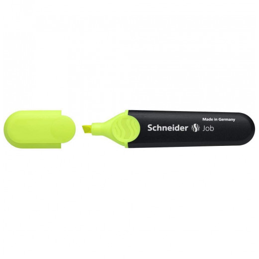 Schneider Job Text Marker, Refillable, Yellow Color