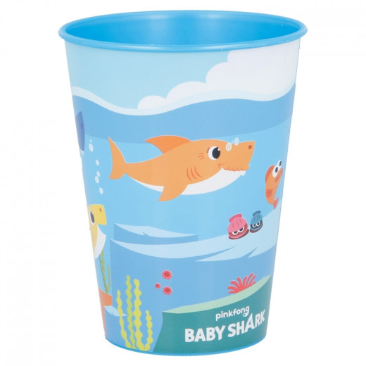 Stor Plastic Cup, Baby Shark Design, 260 Ml