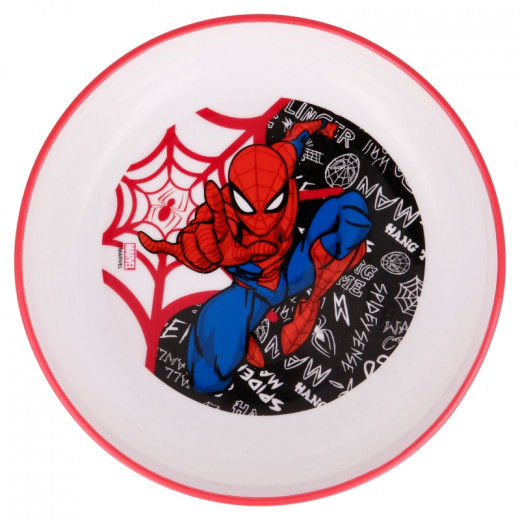 Stor Plastic Bowl, Spiderman Design