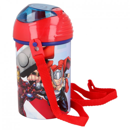 Stor Plastic Bottle With Security Cap, Avengers Design, 450 Ml