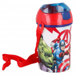 Stor Plastic Bottle With Security Cap, Avengers Design, 450 Ml
