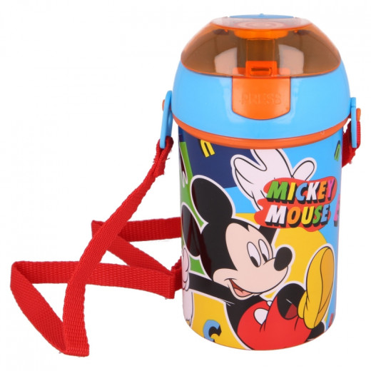 Stor Plastic Bottle With Security Cap, Mickey Mouse Design,  450 Ml