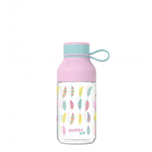 زجاجة تريتان للأطفال مع حزام، باللون الزهري, 430 مل من كوكا