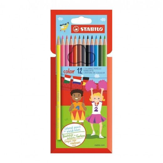 Stabilo coloring Pencils, 12 Pieces