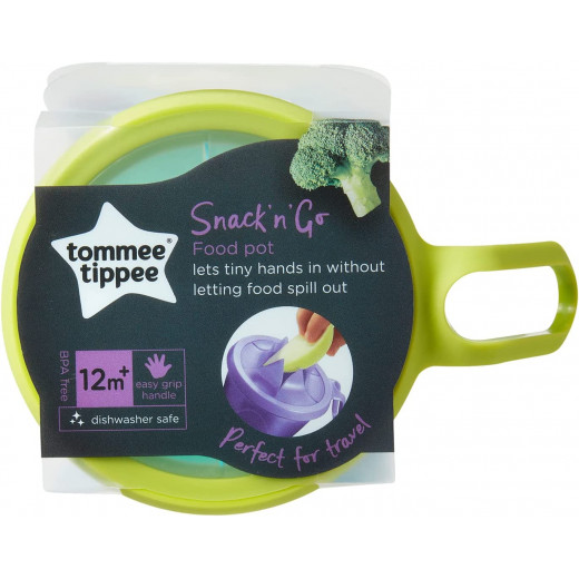 Tommee Tippee Explora Snack and Go Pot, Green