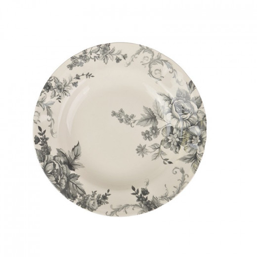 Claytan Gorgeous Flat Laminate Plate, Grey Color, 26 Cm