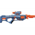 Nerf Elite Eaglepoint Blaster With Detachable Scope And Barrel, 8 Drums
