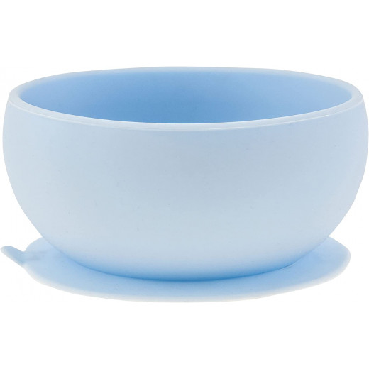 Stephen Joseph Silicone Bowl, Zoo Design, Dark Blue Color