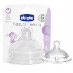 Chicco Natural Feeling Teat (6M+) Fast Flow 2 Pieces