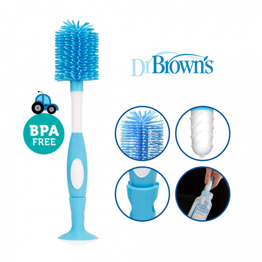 Dr. Brown's Soft Touch Bottle Cleaning Brush,Blue