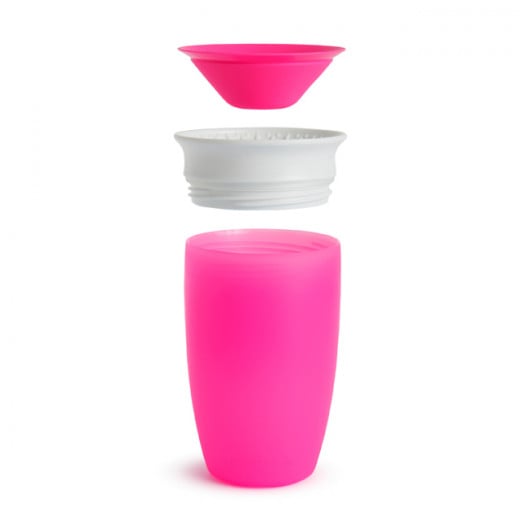 Munchkin Miracle 360° Cup - 10oz (Pink/White)