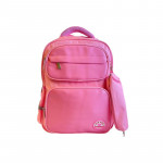 Amigo Gifted School Bag With Pencil Case, Pink Color, 40 Cm