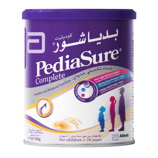 Pediasure Complete Nutrition Milk Powder, Honey Flavor, 400 Gram